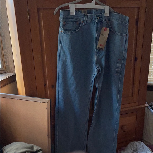 Men’s 38 x 32 Levi Classic Straight Blue Jeans - Picture 3 of 15